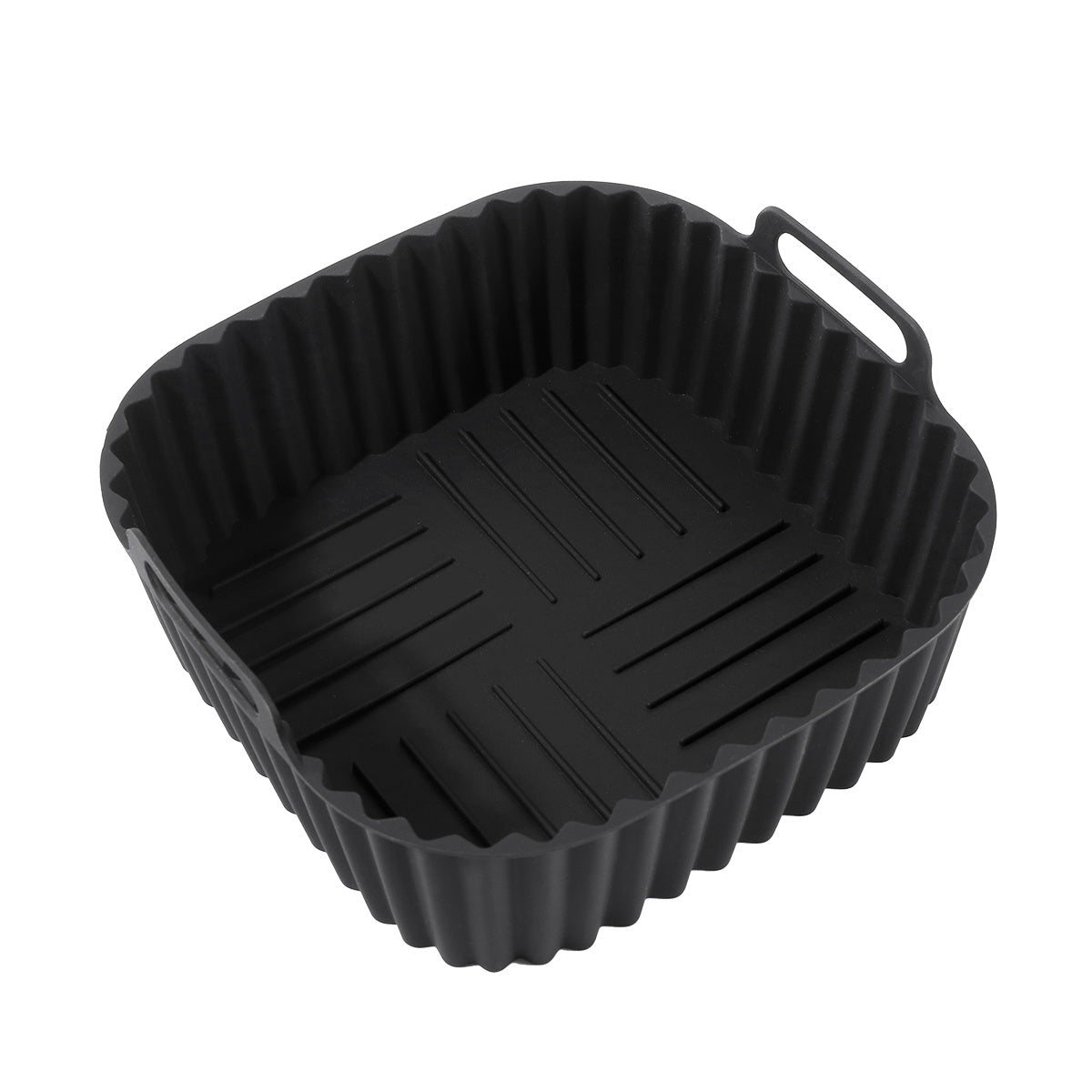 Panier en Silicone à Double Compartiment Réutilisable pour Airfryer (5.8L à 8L)