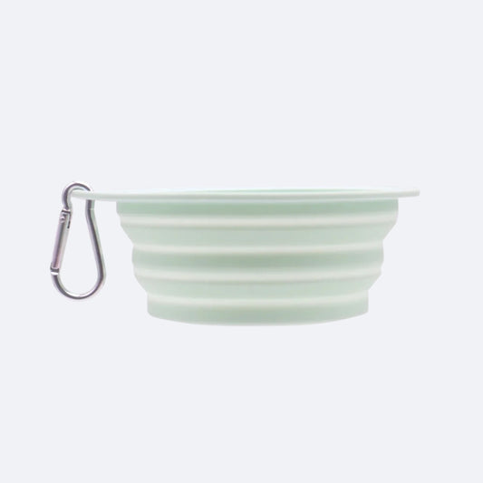 🥗 Gamelle Pliable de Voyage – Vert Menthe ou Jaune Soleil