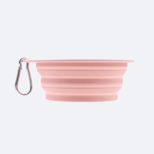 🥗 Gamelle Pliable de Voyage – Rose Pastel ou Mauve Doux