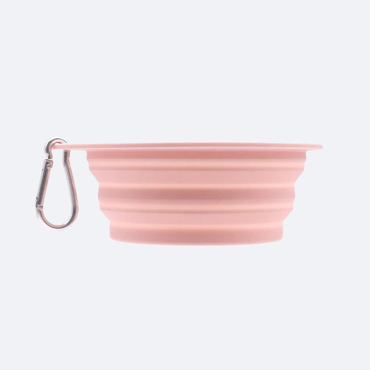 🥗 Gamelle Pliable de Voyage – Rose Pastel ou Mauve Doux