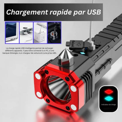 Lampe de poche 4-en-1 Ultra Lumineuse - Protectivo™