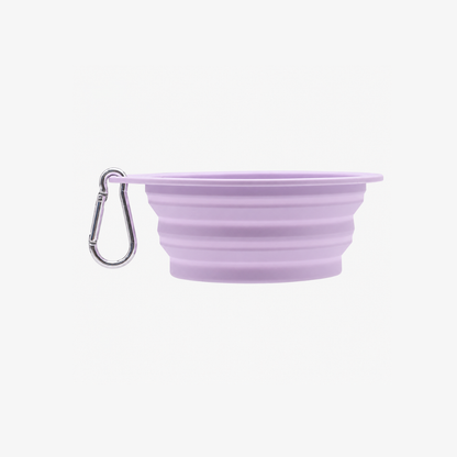 🥗 Gamelle Pliable de Voyage – Rose Pastel ou Mauve Doux