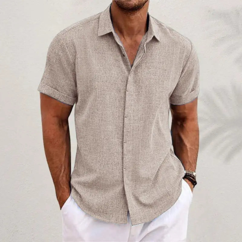 Lightweight Linen Shirt – BreezeFit™